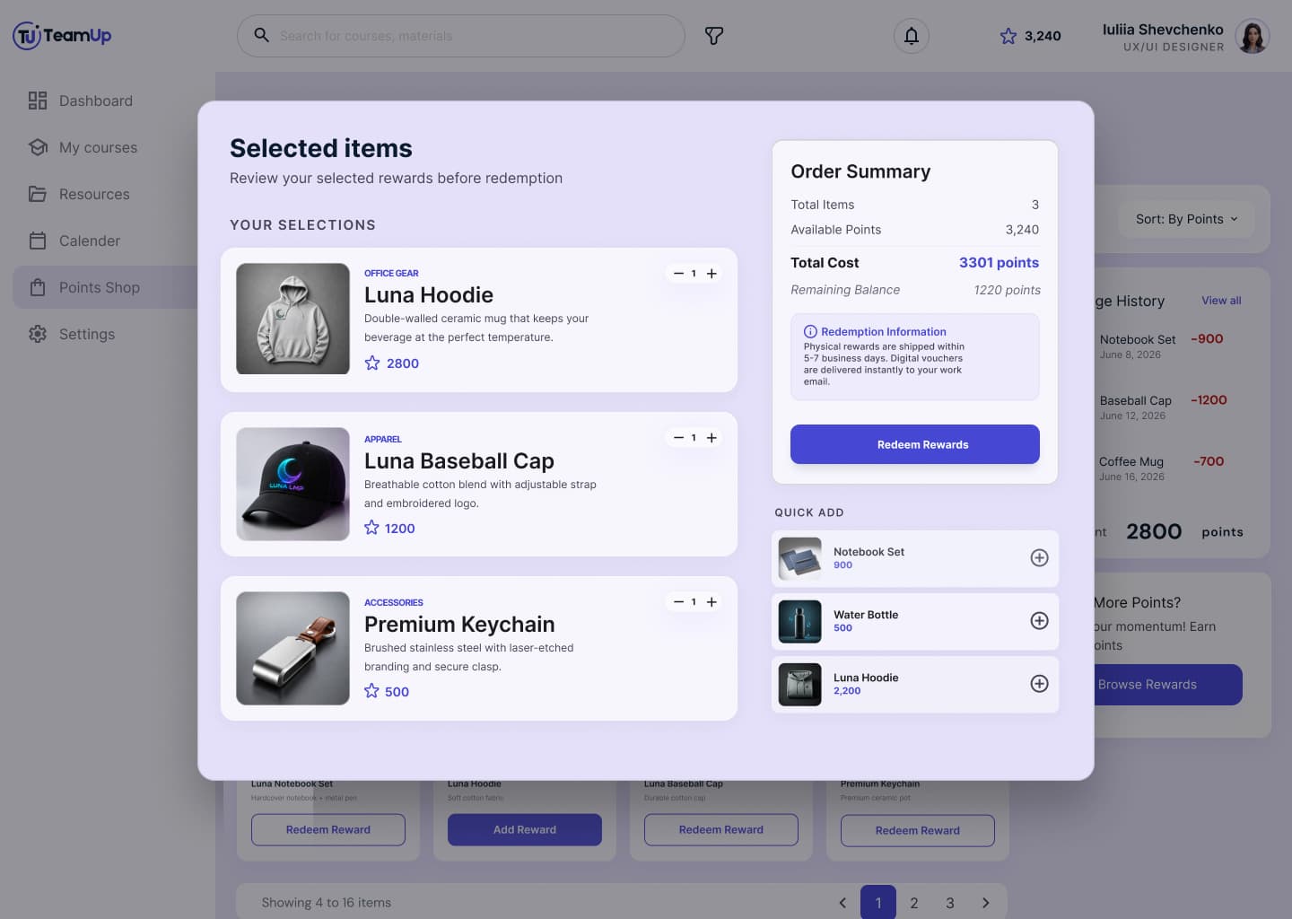 TeamUp LMS preview 9